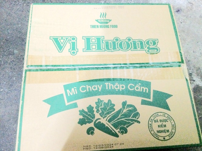 Mì Vị Hương Chay Thập Cẩm gói 65g Thùng 30 gói